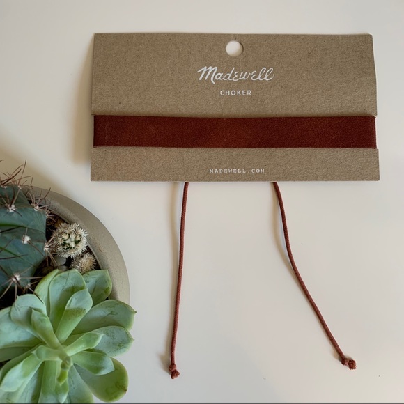 Madewell Jewelry - NWT Madewell choker in brown suede